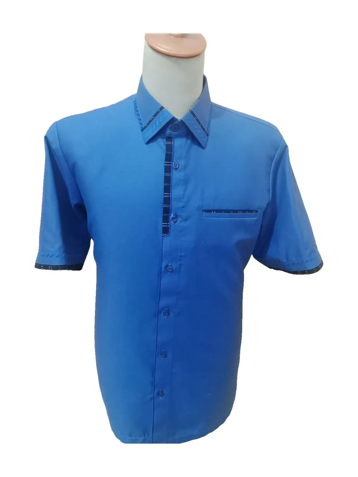 Kemeja Biru Samudra, foto 1 dari 3